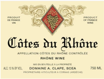 Auguste Clape Cotes du Rhone 2021