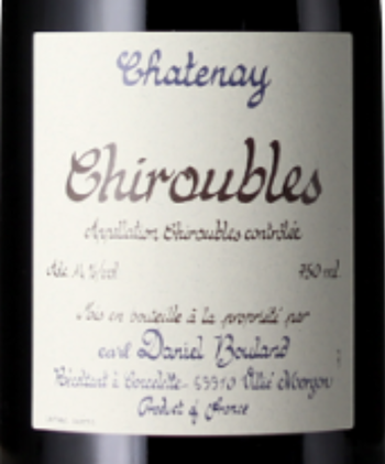 Daniel Bouland Chatenay Chiroubles 2019