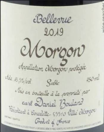 Daniel Bouland Morgon Bellevue Sable 2019
