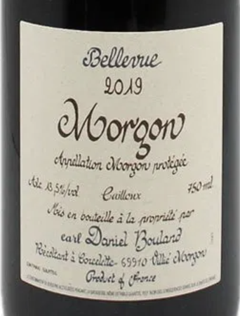 Daniel Bouland Morgon Bellevue Cailloux 2019