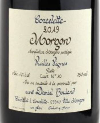 Daniel Bouland Morgon Corcelette Sable VV 2020