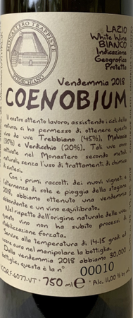 Monastero Suore Cistercensi Coenobium Lazio Bianco 2021