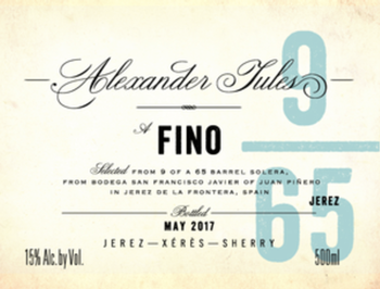 Alexander Jules Fino Sherry 9/65 NV