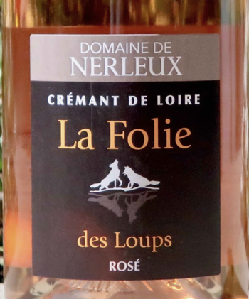 Domaine de Nerleux La Folie de Loups Cremant Rose