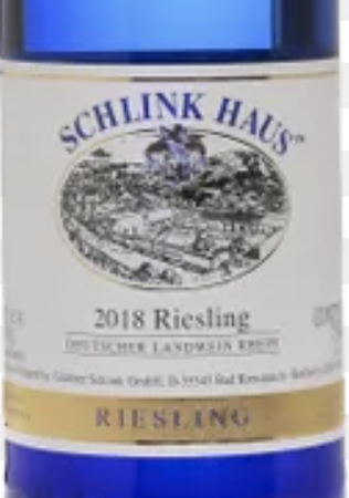 Schlink Haus QBA Riesling 2018