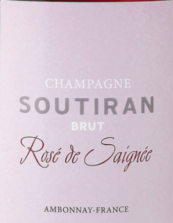 Champagne Soutiran Saignee de Rose NV