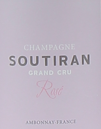 Champagne Soutiran Grand Cru Rose NV