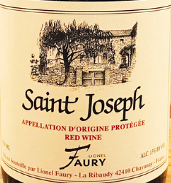 Lionel Faury Saint Joseph 2017
