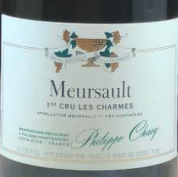 Philippe Chavy Meursault 1er Cru Les Charmes 2017