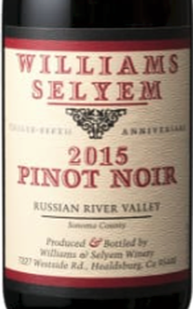 Williams Selyem Russian River Valley Pinot Noir 2014
