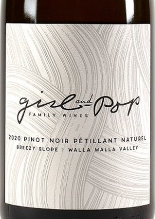 Girl and Pop Family Wines Pinot Noir Pet Nat 2020