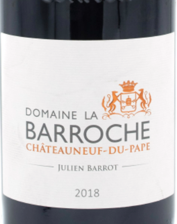 Domaine La Barroche Chateauneuf-du-Pape Julien Barrot 2018