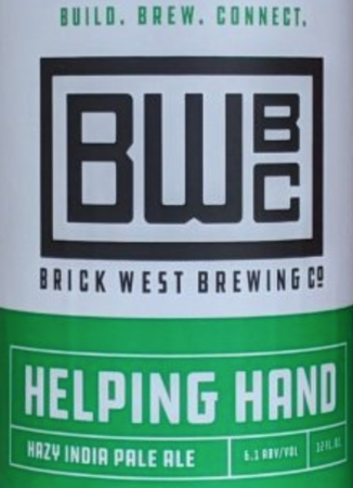 Brick West Brewing Helping Hands 12oz Can