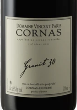 Domaine Vincent Paris Cornas Granit 30 2018