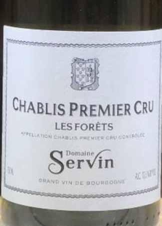 Domaine Servin Chablis 1er Cru Les Forets 2020