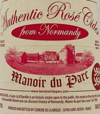 Manoir du Parc Rose Cider 750mL