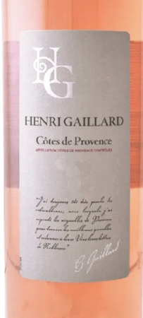 Henri Gaillard Cotes de Provence Rose 2020