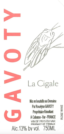 Domaine Gavoty La Cigale Rose 2022