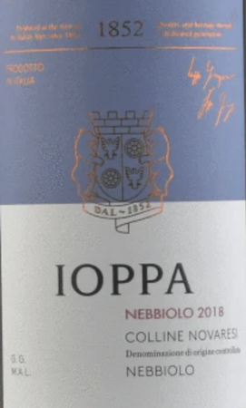 Ioppa Colline Novaresi Nebbiolo 2018