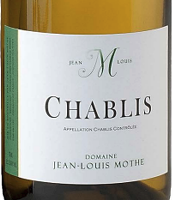 Jean Louis Mothe Chablis Village 2017