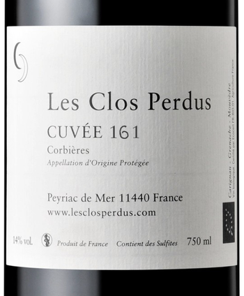 Les Clos Perdus Corbieres Cuvee 161 2018