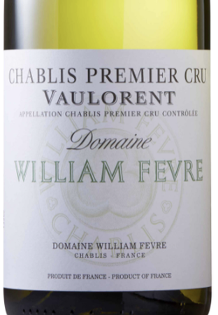 William Fevre Chablis Vaulorent 1er Cru 2018