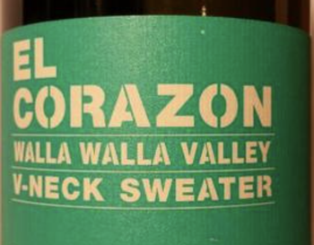 El Corazon V-Neck Sweater Viognier 2019