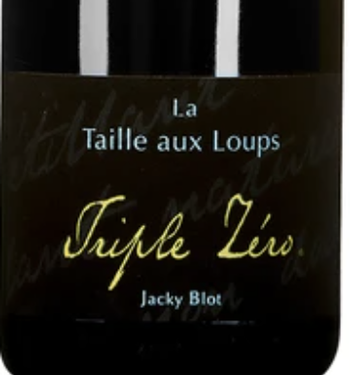 Domaine de la Taille Aux Loups Jacky Blot Triple Zero NV