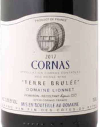 Domaine Lionnet Cornas Terre Brulee 2017