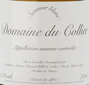 Domaine du Collier Saumur Blanc 2019