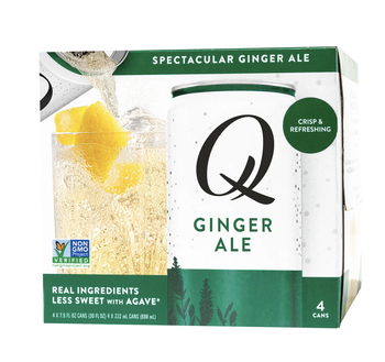 Q Mixers Ginger Ale 4-Pack Cans