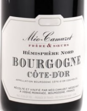 Meo-Camuzet Freres & Soeurs Bourgogne Rouge Hemisphere Nord 2018