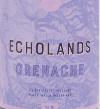 Echolands Grenache Riviere-Galets Vineyard 2021