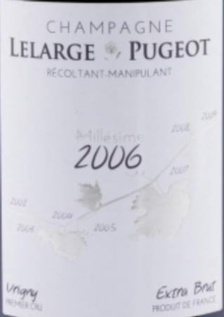 Lelarge-Pugeot Extra Brut Millesime 2006