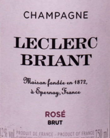Champagne Leclerc Briant Brut Rose NV