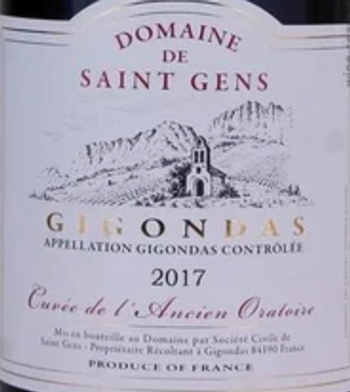 Domaine du St Gens Gigondas 2017