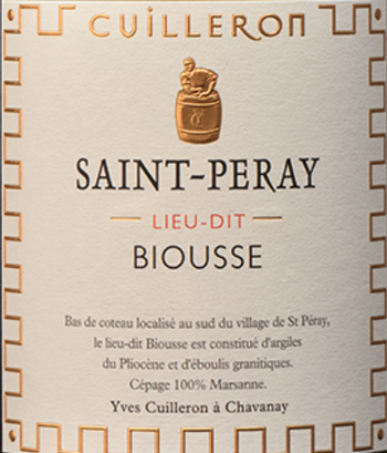 Yves Cuilleron Saint-Peray Lieu-Dit Biousse 2020