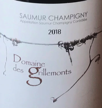 Domaine des Grillemonts Saumur Champigny Rouge 2018