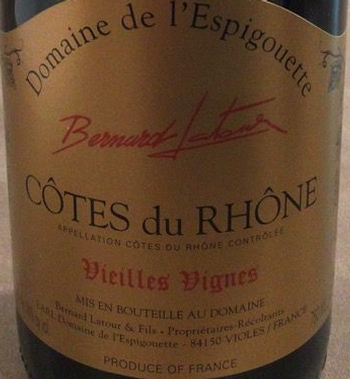 Domaine de l'Espigouette VV Cotes du Rhone 2019
