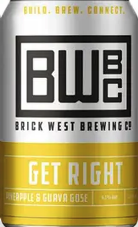 Brick West Get Right Gose 12oz Can