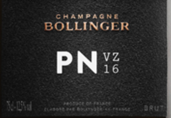Champagne Bollinger PN VZ16