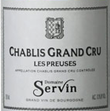 Domaine Servin Chablis Grand Cru Les Preuses 2019