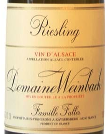 Domaine Weinbach Alsace Riesling 2019