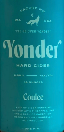 Yonder Coulee Pineapple Lime Cadmom 16oz Can