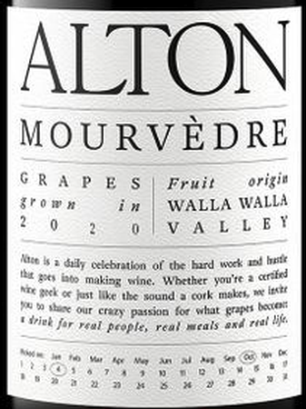 Alton Wines Mourvedre 2020