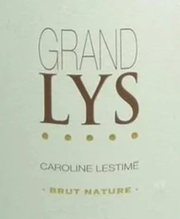 Caroline Lestime Cremant de Bourgogne Brut Nature Grand Lys 2017