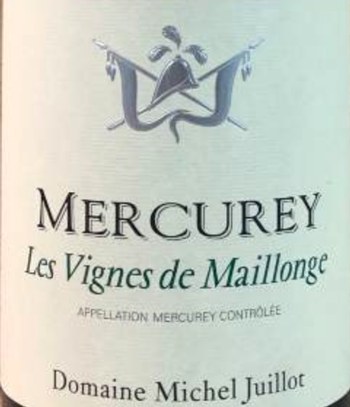 Domaine Michel Juillot Mercurey Les Vignes de Maillonge Blanc 2018
