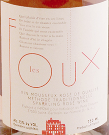 Chateau du Petit Thouars Mousseaux Rose Les Foux NV