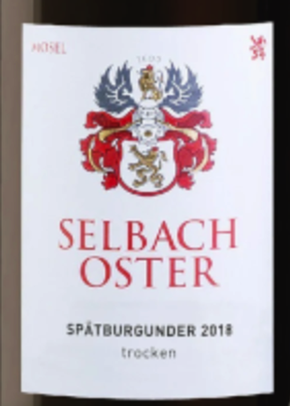 Selbach-Oster Spatburgunder Pinot Noir 2020
