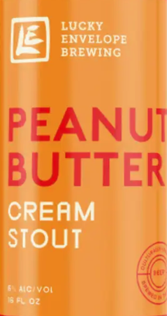 Lucky Envelope Peanut Butter Cream Stout 16oz Can